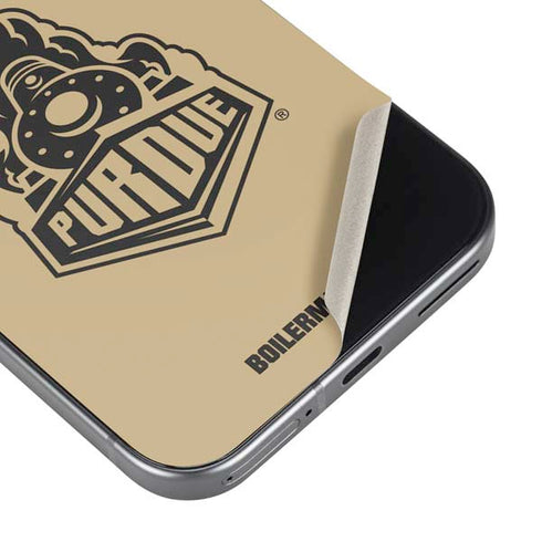Purdue Gold Signature Logo Google Pixel 9 Skin
